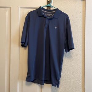 Men’s Ariat blue heat series polo